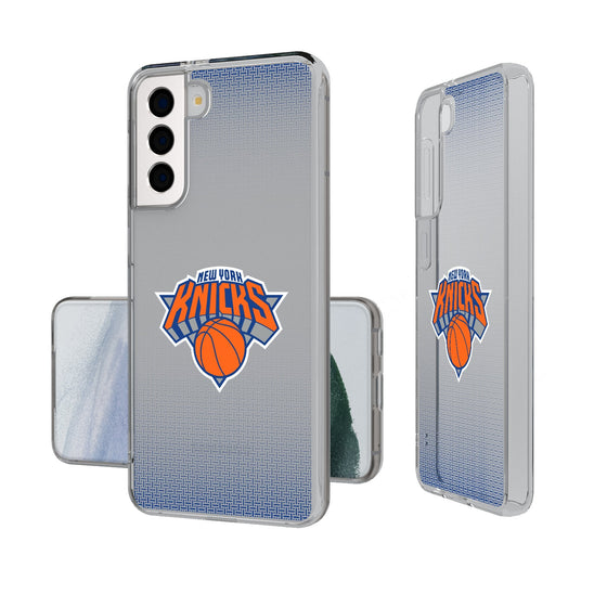 New York Knicks Linen Clear Phone Case-0