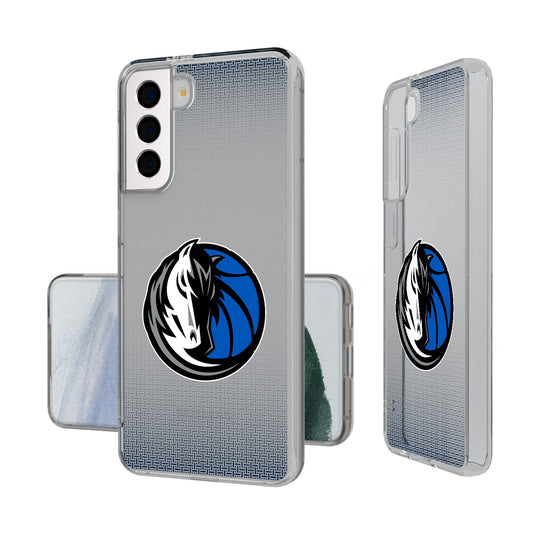 Dallas Mavericks Linen Clear Phone Case-0