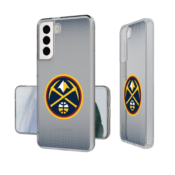 Denver Nuggets Linen Clear Phone Case-0