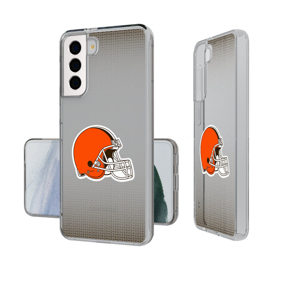 Cleveland Browns Linen Clear Phone Case-0