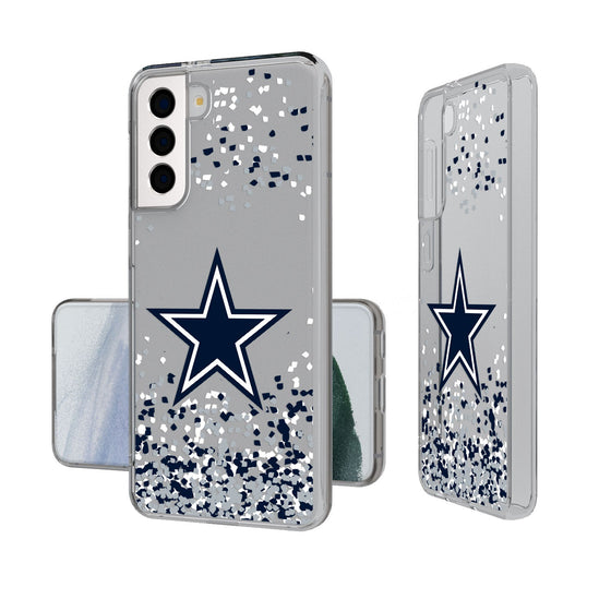 Dallas Cowboys Confetti Clear Case-1