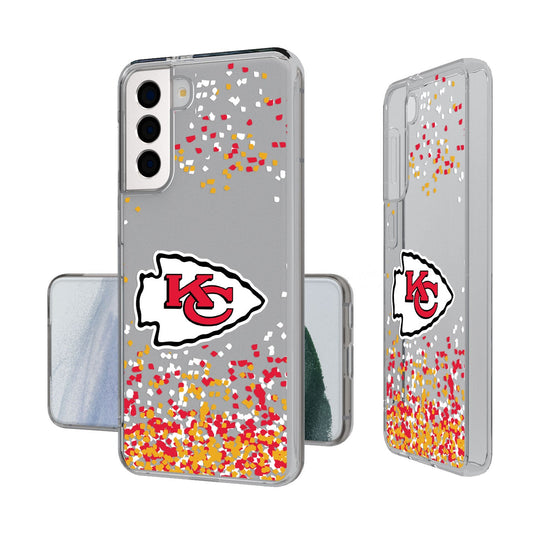 Kansas City Chiefs Confetti Clear Case-1