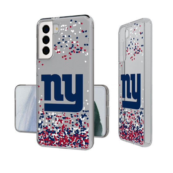 New York Giants Confetti Clear Case-1