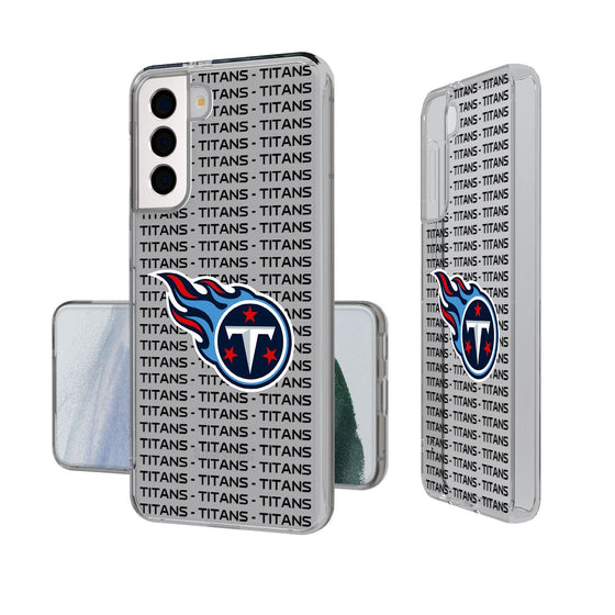 Tennessee Titans Blackletter Clear Case-1