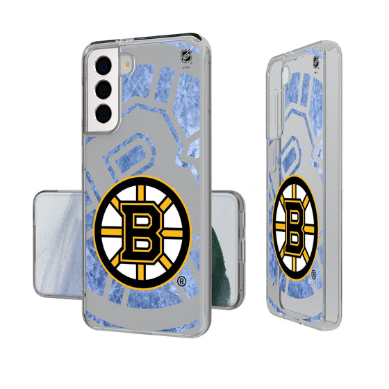 Boston Bruins Ice Tilt Clear Phone Case-0