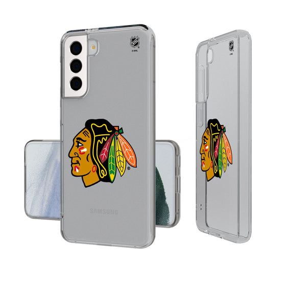 Chicago Blackhawks Insignia Clear Phone Case-0