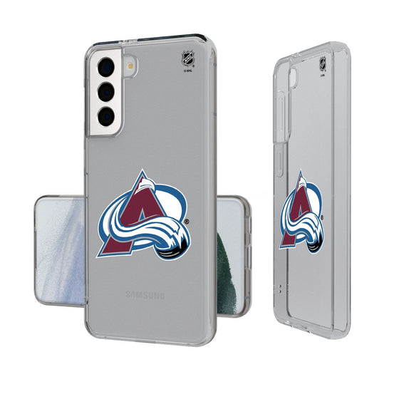 Colorado Avalanche Insignia Clear Phone Case-0