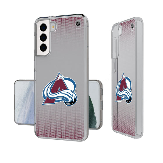 Colorado Avalanche Linen Clear Phone Case-0