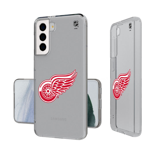 Detroit Red Wings Insignia Clear Phone Case-0