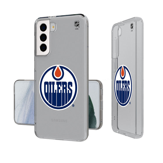 Edmonton Oilers Insignia Clear Phone Case-0