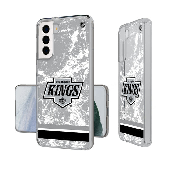 LA Kings Ice Stripe Clear Phone Case-0