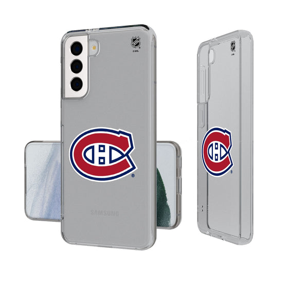 Montreal Canadiens Insignia Clear Phone Case-0