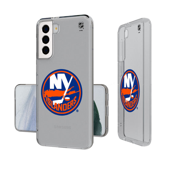 New York Islanders Insignia Clear Phone Case-0