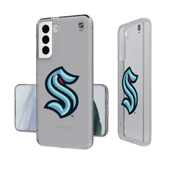 Seattle Kraken Insignia Clear Phone Case-0