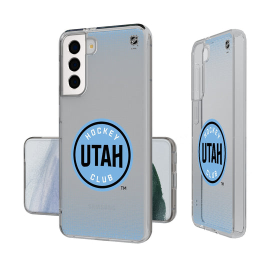 Utah Hockey Club Linen Clear Phone Case-0