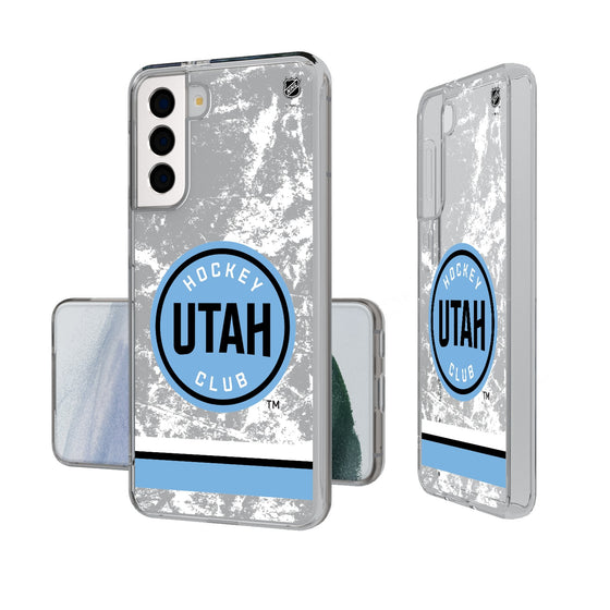 Utah Hockey Club Ice Stripe Clear Phone Case-0