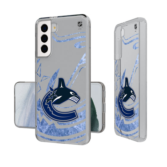 Vancouver Canucks Ice Tilt Clear Phone Case-0