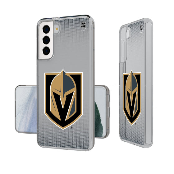 Vegas Golden Knights Linen Clear Phone Case-0