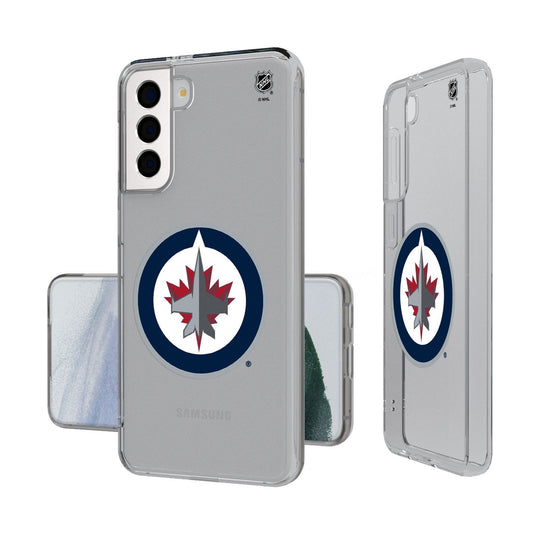 Winnipeg Jets Insignia Clear Phone Case-0