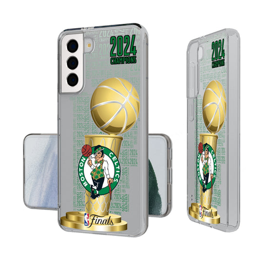Boston Celtics 2024 NBA Champions Clear Phone Case-1