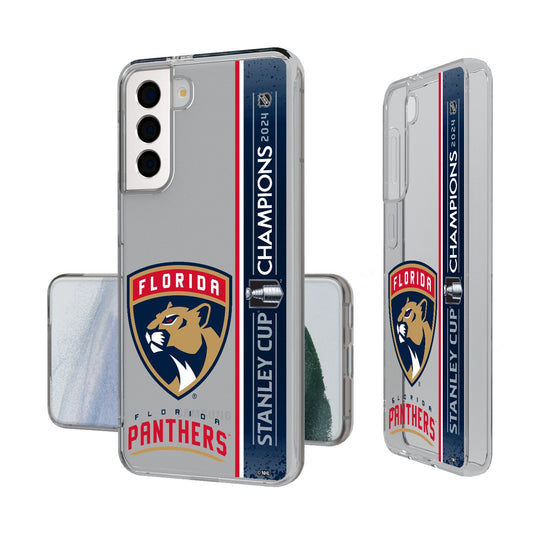 Florida Panthers 2024 Stanley Cup Clear Phone Case-1