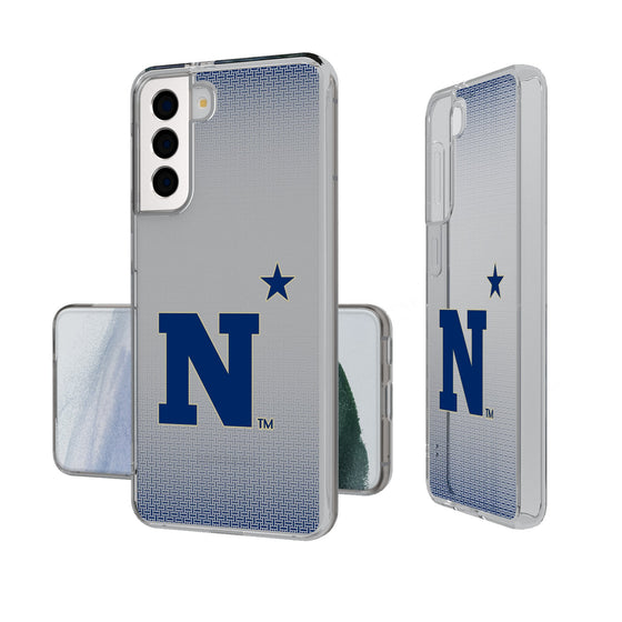 United State Naval Academy Midshipmen Linen Clear Phone Case-0