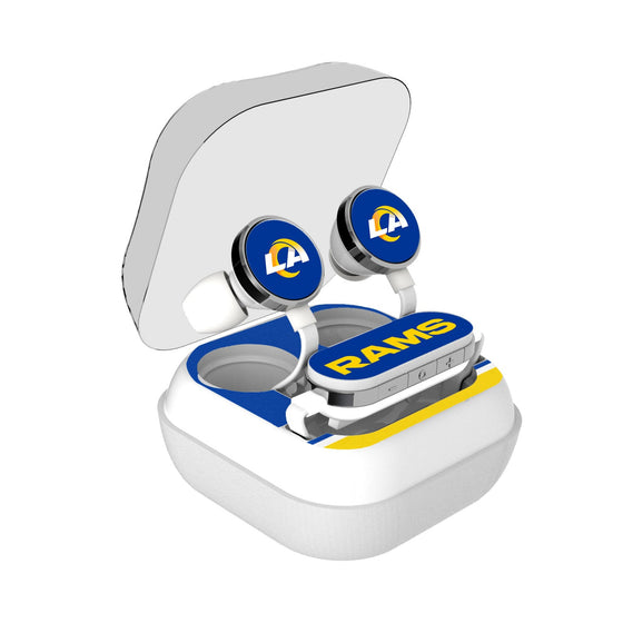 Los Angeles Rams Stripe Wireless Earbuds-0