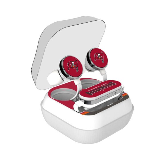 Tampa Bay Buccaneers Stripe Wireless Earbuds-0