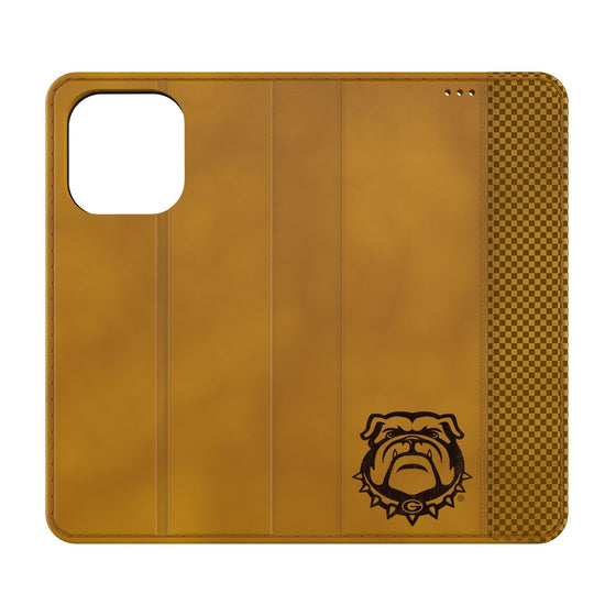 University of Georgia Bulldogs Uga Burn Folio Phone Case-0