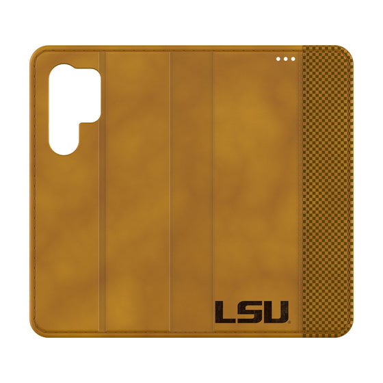 Louisiana State University Tigers Burn Folio Phone Case-0