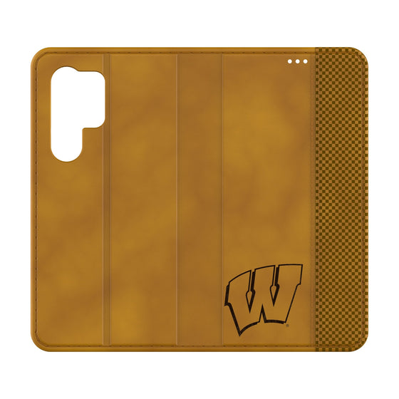 University of Wisconsin Badgers Burn Folio Phone Case-0