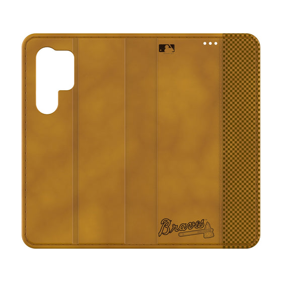 Atlanta Braves Burn Folio Phone Case-0