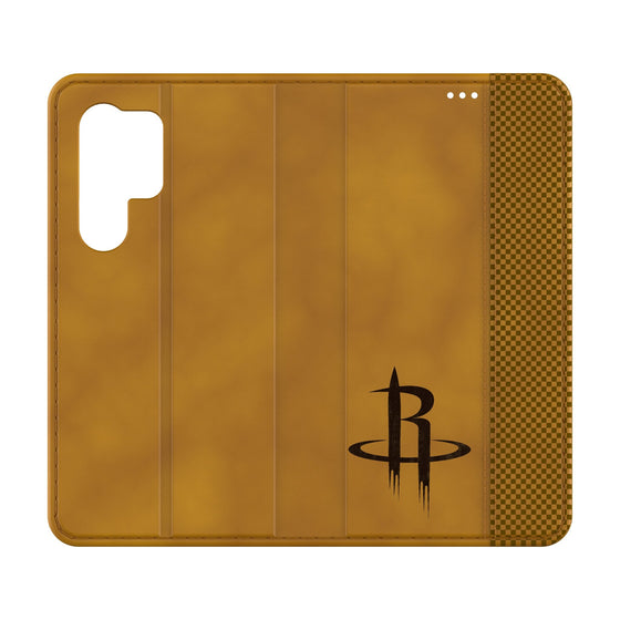 Houston Rockets Burn Folio Phone Case-0