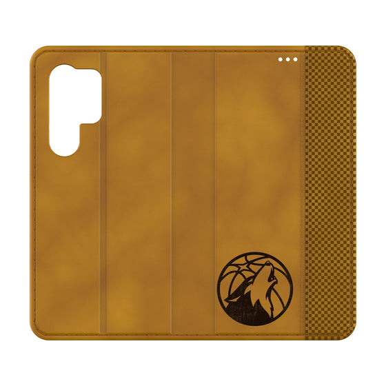 Minnesota Timberwolves Burn Folio Phone Case-0