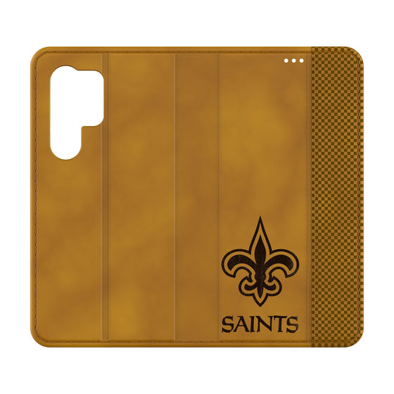 New Orleans Saints Burn Folio Phone Case-0