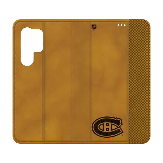 Montreal Canadiens Burn Folio Phone Case-0