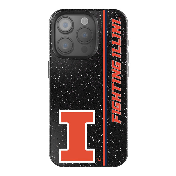 Illinois Fighting Illini Sidebar Bling Phone Case-0