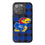 Kansas Jayhawks Plaid Bling Phone Case-0