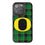 Oregon Ducks Plaid Bling Phone Case-0