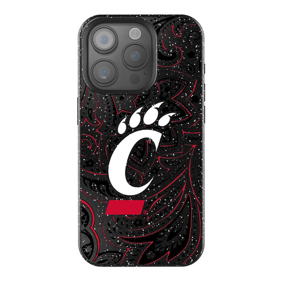 Cincinnati Bearcats Paisley Bling Phone Case-0