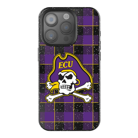 East Carolina Pirates Plaid Bling Phone Case-0