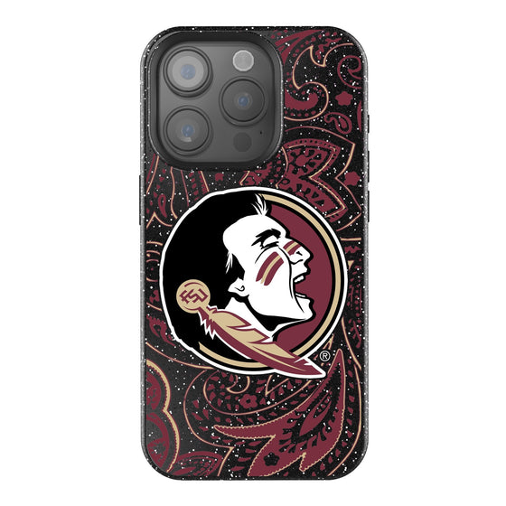 Florida State Seminoles Paisley Bling Phone Case-0