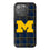 Michigan Wolverines Plaid Bling Phone Case-0