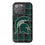 Michigan State Spartans Plaid Bling Phone Case-0