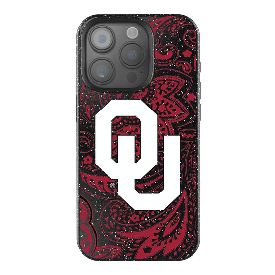 Oklahoma Sooners Paisley Bling Phone Case-0