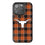 Texas Longhorns Plaid Bling Phone Case-0