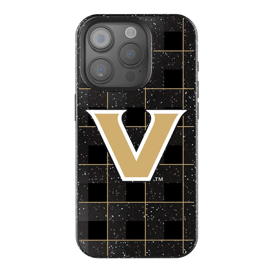 Vanderbilt Commodores Plaid Bling Phone Case-0