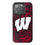 Wisconsin Badgers Paisley Bling Phone Case-0