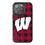 Wisconsin Badgers Plaid Bling Phone Case-0