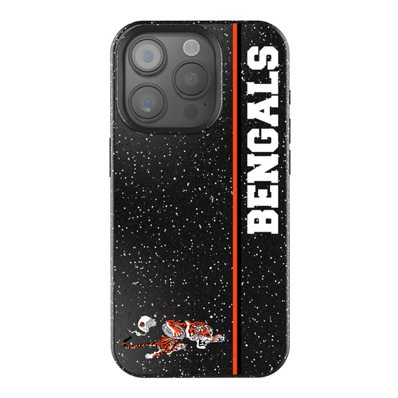 Cincinnati Bengals Historic Collection Sidebar Bling Phone Case-0